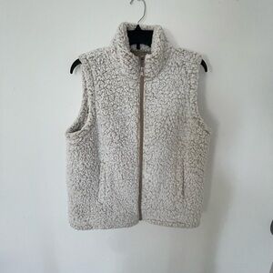 Arizona Jean Company Cream Teddy Jacket